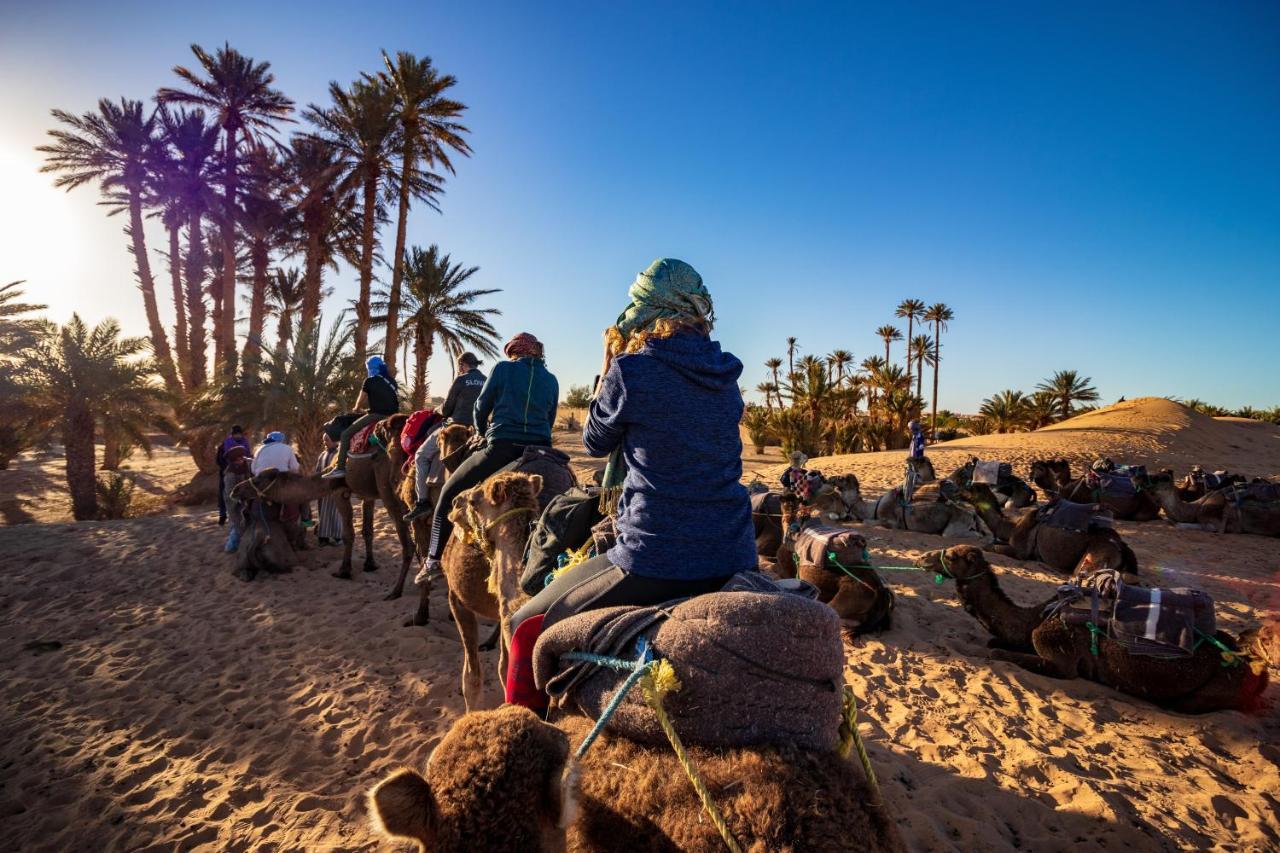 Camel Trekking Desert Camp Мерзуга Екстер'єр фото